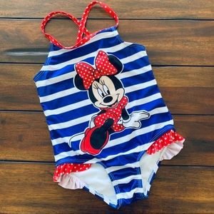 🌟5️⃣for💲25🌟 Minnie Mouse one piece swim suit 2T